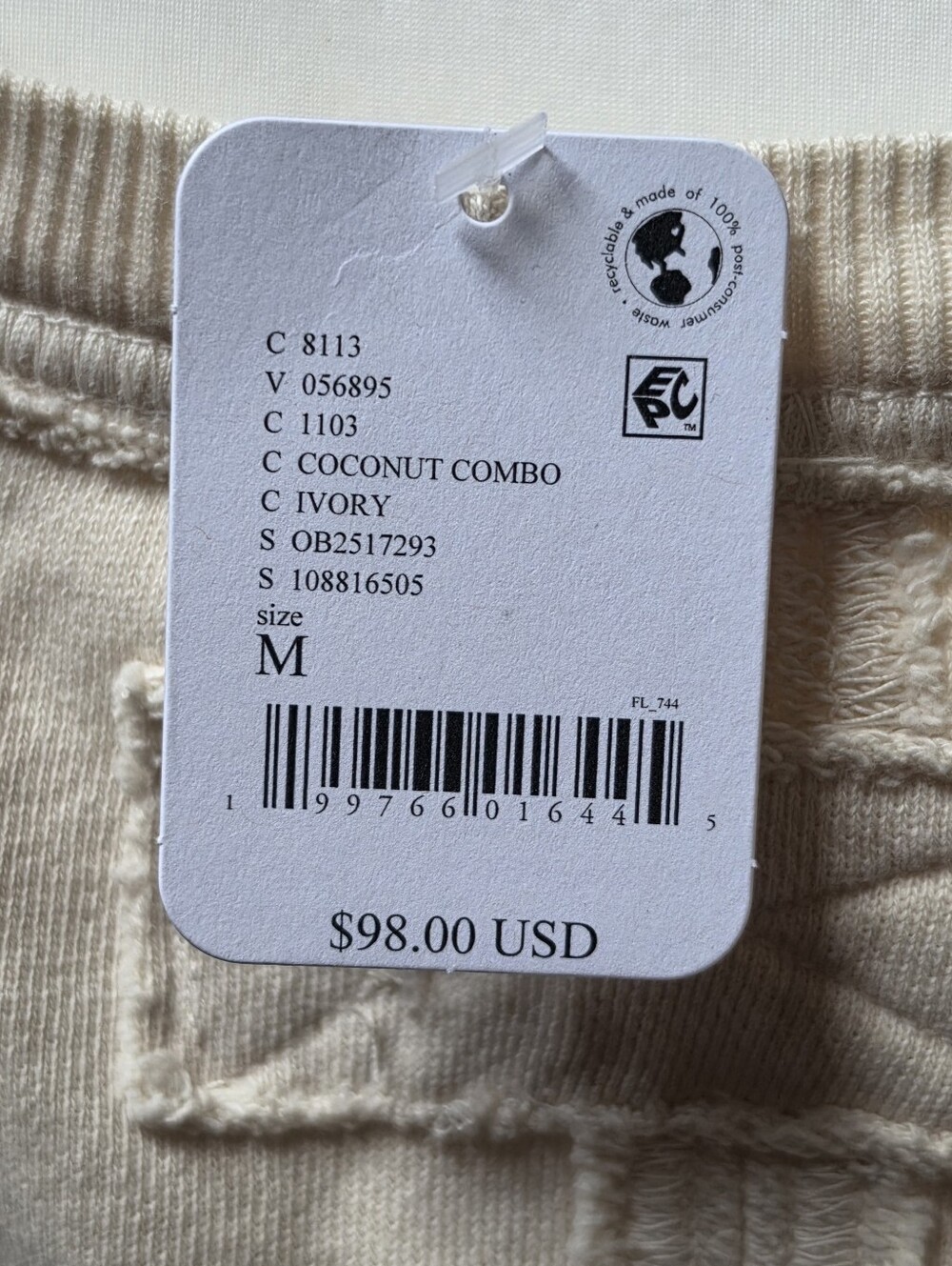 NWT We The Free Everything Printed Pullover Coconut Combo - Picture 8 of 9
